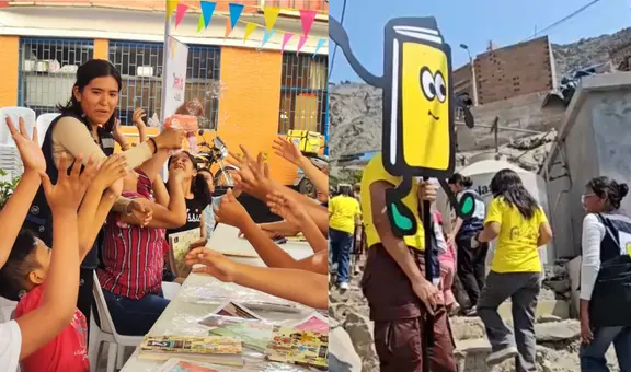 Esta biblioteca infantil recorre los cerros de SJL y transforma la vida de más de 30 niños: ¿cómo se originó?