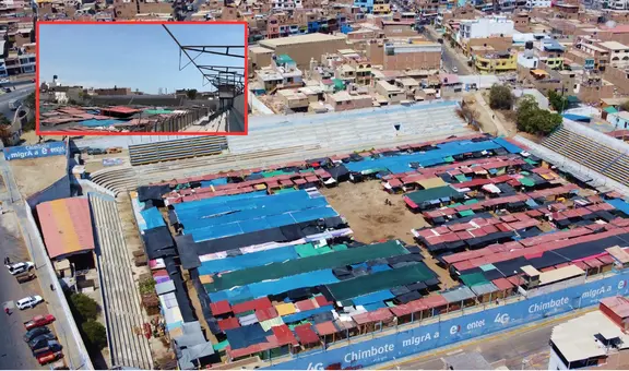 Este estadio de Perú se transformó en un mercado con más de 200 puestos ambulantes: sus gradas se desmoronan y luce abandonado tras más de una década