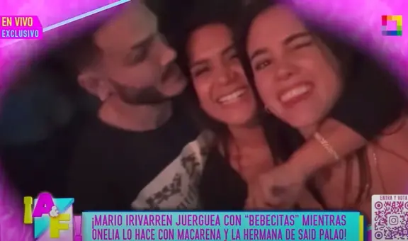 Mario Irivarren olvida a Onelia Molina y se va de fiesta: el chico reality besó a misteriosa mujer