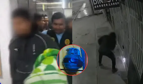 Cae alias ‘El Mono’ en Puente Piedra: menor de 16 años extorsionaba barberías detonando explosivos