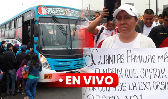Paro a nivel nacional EN VIVO: transportistas toman la Panamericana Norte con dirección al Congreso