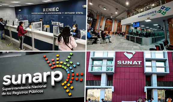 Migraciones, Sunat, Reniec y Sunarp atenderán con normalidad tras paro de transportes