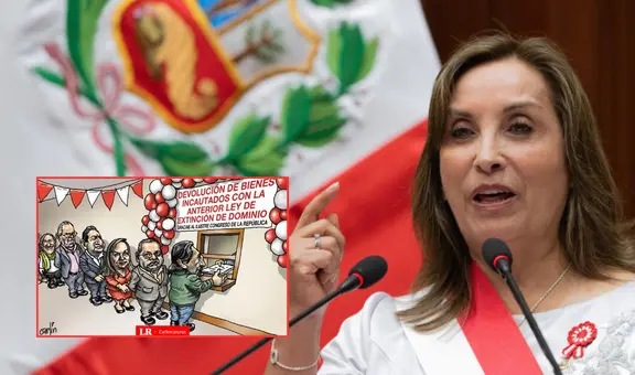 Carlincatura expone cómo condenados e investigados por corrupción se benefician con la modificación a la Ley de Extinción de Dominio