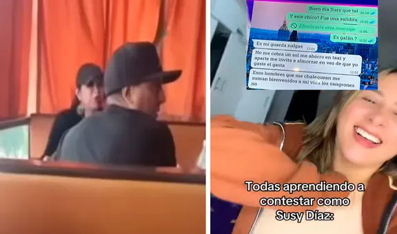 Susy Díaz es vista con nuevo galán y al ser consultada sobre posible romance, su respuesta desata risas: "Me ahorró el taxi"