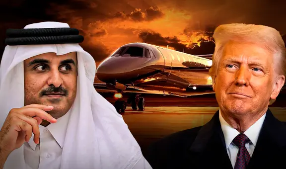 Este es el avión millonario que Qatar le regalará a Donald Trump: 40 televisores, 11 baños y acabados dorados