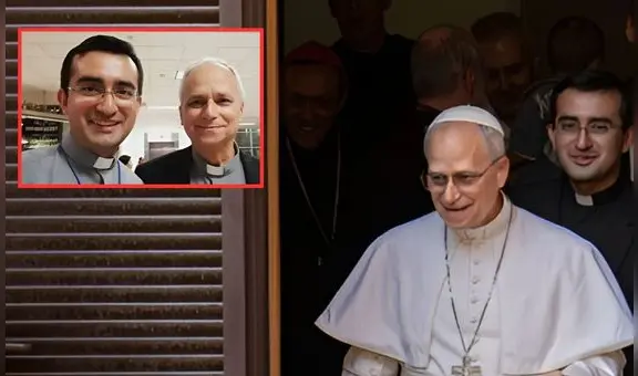 Edgard, el nuevo secretario personal de León XIV aparece por primera vez en el Vaticano: "Dejé Chiclayo, pero trabajaré por la Iglesia"