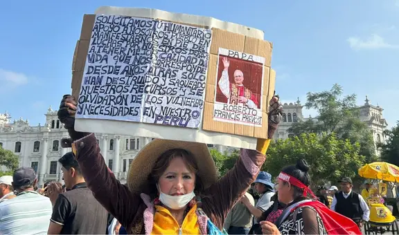 Manifestantes piden apoyo al papa León XIV durante paro de transportistas: “Están asesinando y nadie dice nada"