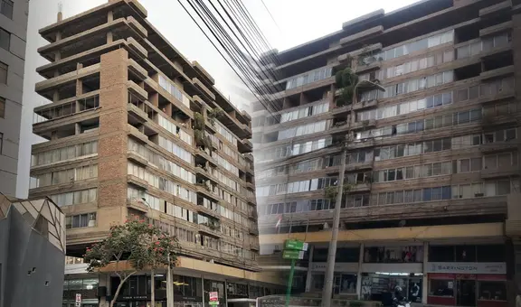 El insólito edificio de Miraflores que nunca terminó de construirse, pero viven 30 familias y en su primer piso funciona una discoteca