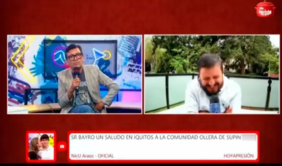 Usuario en Iquitos trolea a periodista durante enlace en vivo y desata risas en redes: “Un saludo para Supin..za”