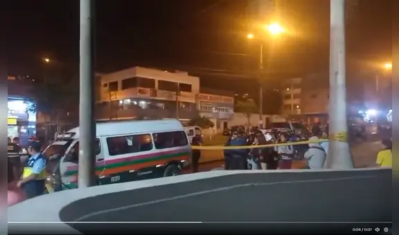 Niño muere tras ataque a balazos contra combi frente al hospital Materno Infantil, en Independencia