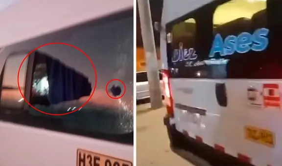 Dos unidades de transporte interprovincial fueron atacadas a balazos en las últimas horas en La Libertad