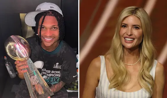 ¿Fan enamorado? Esquinero de Eagles, Eli Ricks, responde a Ivanka Trump con coqueto mensaje