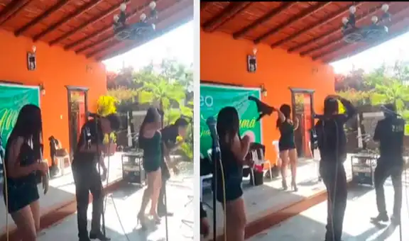 Abejas atacan a orquesta de cumbia en plena presentación en club campestre de Chimbote y en redes bromean: “No les gustó la música”