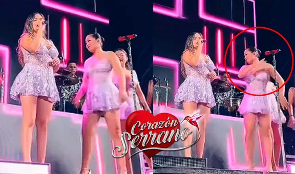 Ana Lucía Urbina se va del escenario en pleno concierto de Corazón Serrano en medio de polémica por audios de Edwin Guerrero