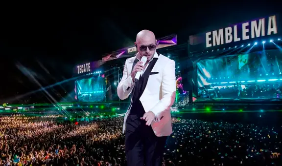 Pitbull sorprende al revelar apertura de una escuela gratuita para jóvenes en México durante su show en Tecate Emblema 2025
