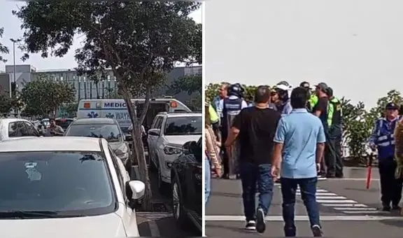 Pánico en el Jockey Plaza: sujetos pelean y uno utilizó pistola de gas