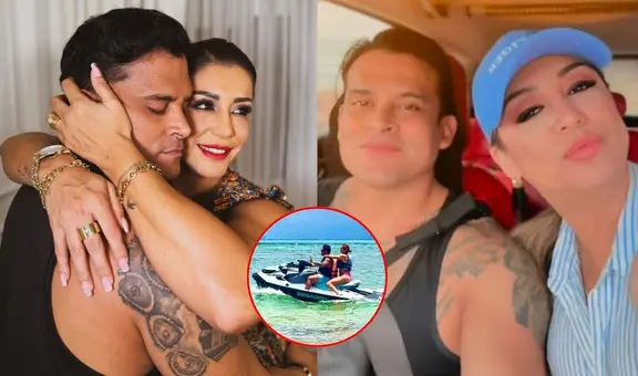 Christian Domínguez sorprende a Karla Tarazona con tierna dedicatoria por su cumpleaños: “Tengo la suerte de estar a tu lado”