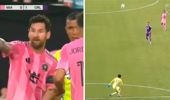 Pedro Gallese se 'avivó' mientras Lionel Messi reclamaba al árbitro y brindó una genial asistencia para la goleada de Orlando City