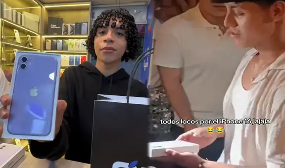Tiktoker Valentino regaló iPhone en piñata de cumpleaños y joven ganador quedó en shock