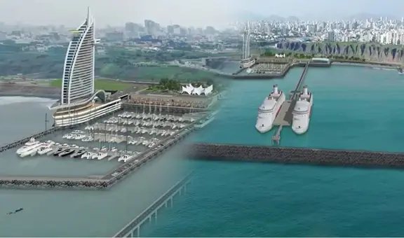 Este será el nuevo puerto que recibirá cruceros en la Costa Verde de Miraflores: tendría un lujoso hotel y zona gastronómica variada