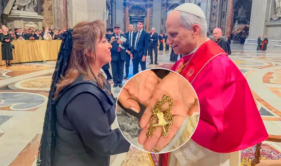 Cruz de Motupe que entregó Dina Boluarte al papa León XIV era un regalo de Lambayeque