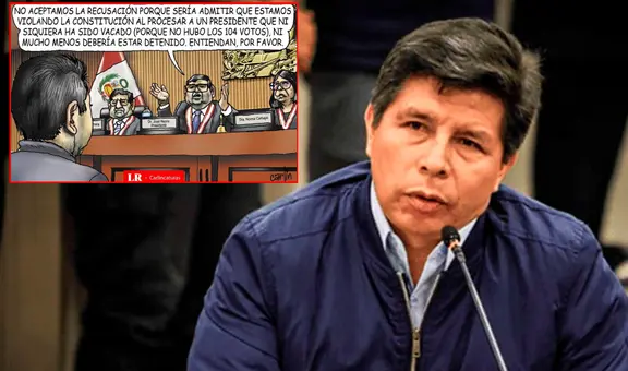 “No hubo 104 votos”: Carlincatura retrata cuestionamientos al juicio oral contra Pedro Castillo tras rechazo de recusación