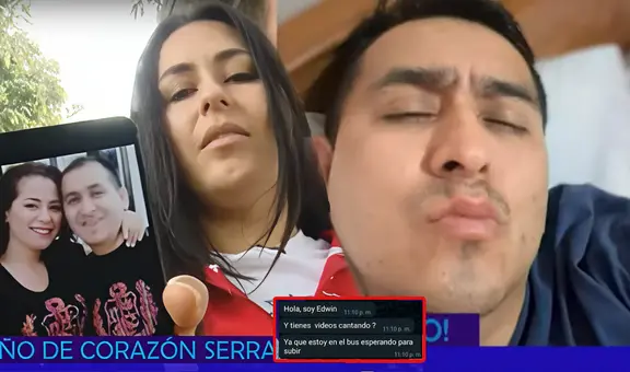 Tiktoker cuenta que le pidió a Edwin Guerrero audicionar para ingresar a Corazón Serrano: "¿No me quiere hacer casting?"