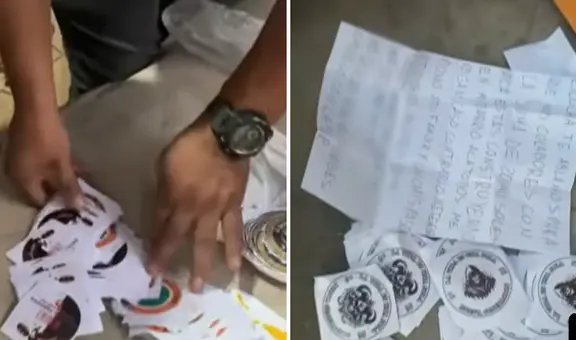 Escolares son detenidos con armas, explosivos y stickers extorsivos en la casa de uno de ellos, en Trujillo