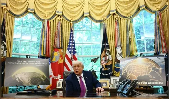 Trump anuncia su plan para construir la ‘Cúpula Dorada’ en EEUU contra misiles y con armamento espacial: costaría miles de millones de dólares