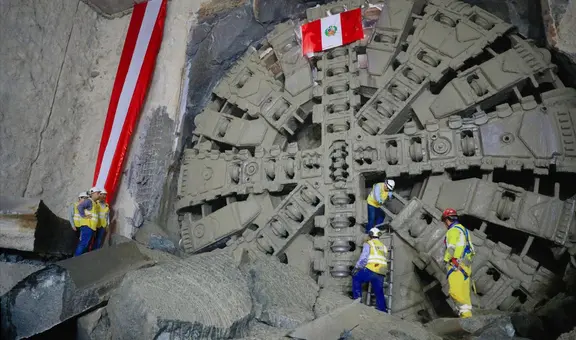 Línea 2: tuneladora ‘Delia’ llega a estación Tingo María tras avanzar más de 7 km de túnel subterráneo