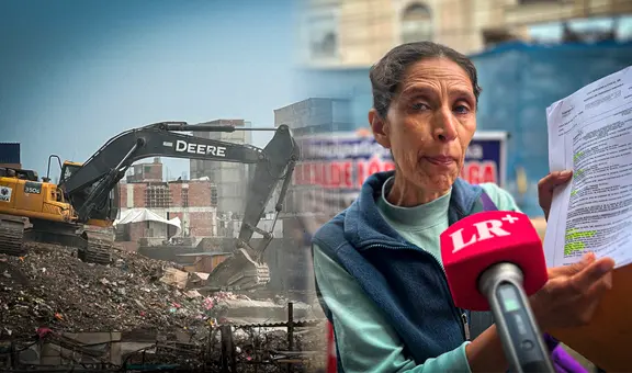 Comerciantes de Mesa Redonda protestan por demolición de predio con su mercadería dentro: “Lo perdí todo”