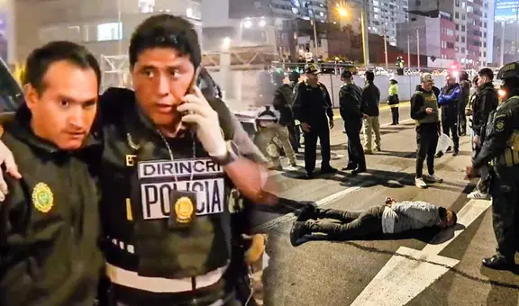 Balacera en Vía Expresa: preciso momento del enfrentamiento que dejó policías heridos