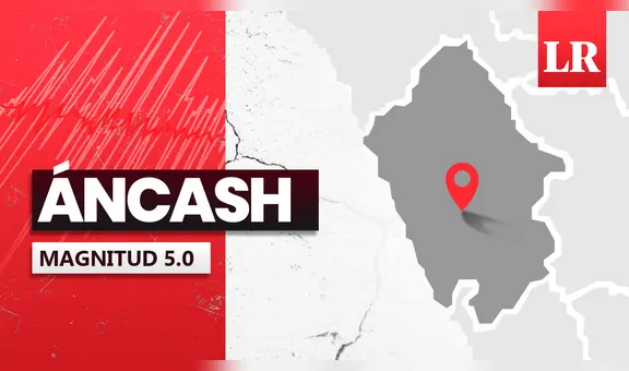 Temblor de magnitud 5.0 se sintió en Áncash hoy, según IGP