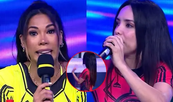 Rosángela Espinoza se quiebra en vivo y abandona el set de ‘EEG’ tras exponer deuda de Karen Dejo: "Me duele"