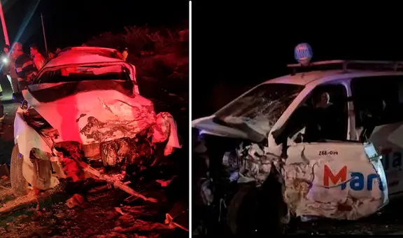 Tragedia en Tacna: niña de 7 años muere tras choque frontal entre taxi y auto particular