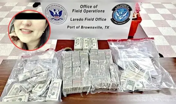 CBP detiene en Texas a funcionaria mexicana con US$184.000 en efectivo ocultos en vehículo: quién es y cómo fue el operativo