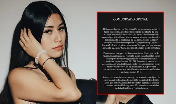 Milenka Nolasco se pronuncia tras acusaciones de tiktokers chilenos sobre supuestas tarjetas clonadas: “Es totalmente falso”