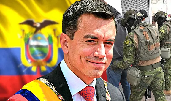Noboa juró como presidente de Ecuador: "Salvamos a esta patria que ha sido saqueada, corrompida y secuestrada"