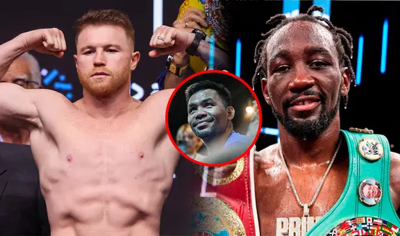 "No todo es fuerza bruta": Pacquiao confiesa un tip para que Canelo se vaya a la lona ante Crawford