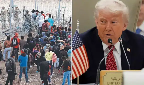 Políticas migratorias de Trump: reportan menos cruces de inmigrantes en la frontera de EEUU y México