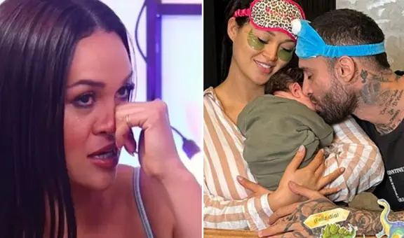 Angie Arizaga llora por tremenda sorpresa que le dio su bebé de 10 meses y lo presume en redes sociales: “¡Eso, Mateo!”
