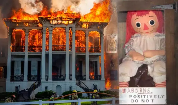 Incendio de mansión en Estados Unidos tendría como principal sospechosa a Annabelle: muñeca había sido trasladada para una exhibición