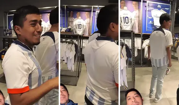 Hincha de Alianza Lima contó que le obligaron a voltear su camiseta al ingresar a tienda de Boca Juniors: "Solo porque le ganaron"