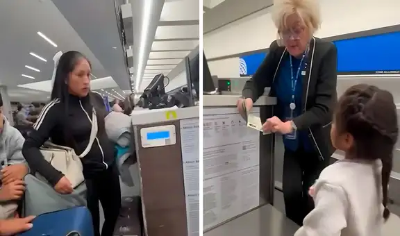 Niña peruana ayuda como traductora a familia de inmigrantes en aeropuerto de EE. UU.: "Se ofreció voluntariamente"