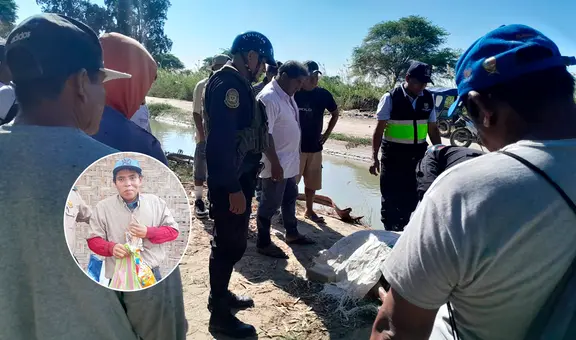 Hallan el cuerpo sin vida de un adolescente en canal de regadío en Piura