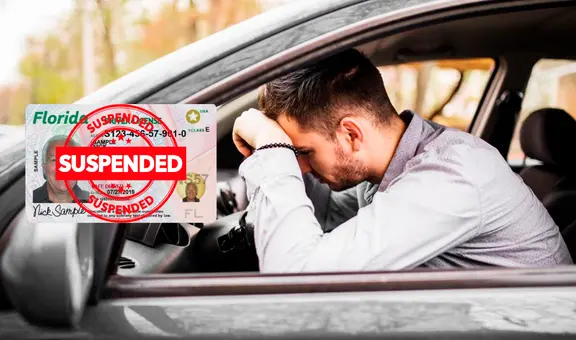 Duro golpe para conductores en Florida: la falta grave que puede suspender la licencia y la matrícula del vehículo, según el FLHSMV