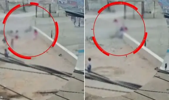 Niña sufre fractura de cráneo y queda en estado grave tras caer de muro de 5 metros en losa abandonada en Lurigancho