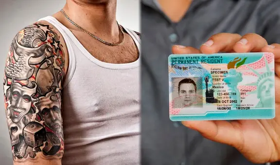 Green Card 2025: podrían negarle la residencia permanente en EEUU a los inmigrantes que tengan estos tatuajes