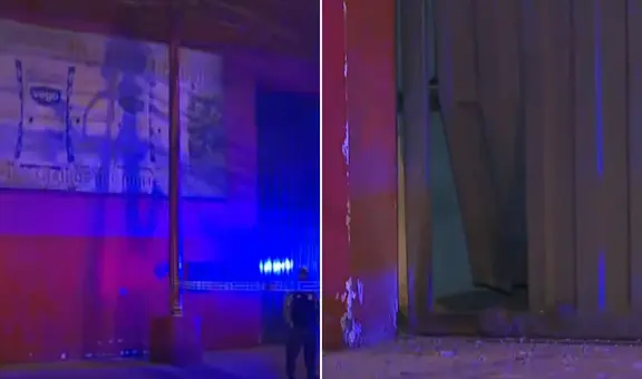 Comas: detonan artefacto explosivo en almacén de la Corporación Vega y dejan destrozos