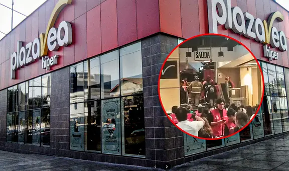 Cae ascensor de sede de Plaza Vea en Miraflores y deja herida a una mujer adulta mayor
